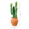 thumbnail image 7 of Nearly Natural Cactus Artificial Plant with Planter - 2.25' - Green, 7 of 7