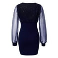 BiZtdJrK Formal Dresses For Women Sexy Off Shoulder Mesh Sequin Dress biztdjrk-formal-dresses-for-women-sexy-off-shoulder-mesh-sequin-dress