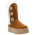 thumbnail image 1 of Bota Invierno Para Niña Shadow® Color Camel Suela Ancha beige 25.5, 1 of 10