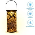 thumbnail image 4 of Lámpara De Proyector De Flores Huecas, Farol Decorativo Para Jardín, Lámpara Led Colgante Impermeable Con Energía Solar Para Balcón, Terraza, Jardín, Patio Kearding HA020165-00, 4 of 6
