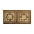 thumbnail image 3 of Fasade Easy Installation Rosette Copper Fantasy Glue Up Ceiling Tile/ Ceiling Panel (12" X 12" Sample), 3 of 4
