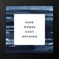 thumbnail image 2 of Louise, Gigi 20x20 Black Modern Framed Museum Art Print Titled - Kind Words, 2 of 5