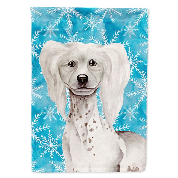 Chinese Crested Winter House Flag