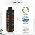 thumbnail image 3 of Logiee Go Surfer Print Water Bottle,18oz Sports Insulated Kettle for Cycling Gym Basketball Outdoor, Suitable as a Present, 3 of 7