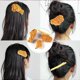thumbnail image 3 of 6pcs Imitation Fried Chicken Nuggets Wings Leg French Fries Hair Clips Accessories, Creative Simulation Food Hairpins for Women Girls Gifts, Photograp, 3 of 5
