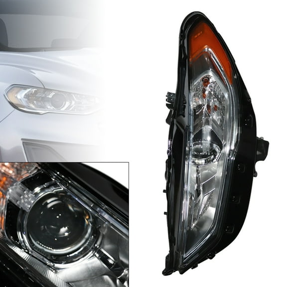 Right Side Halogen Headlight For Ford Fusion 2017 2018 2019 2020 LED Headlamp RH