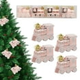 thumbnail image 2 of HCTSHG 4PCS Christmas Train Ornament for Home Plastic Xmas Hanging Ornaments with Rope Christmas Train House Decoration for Home Wedding Party, 2 of 9