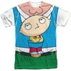 Family Guy Adult Cartoon Show Stewie Carrier Costume Adult 2-Sided Print T-Shirt