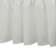 thumbnail image 5 of Fresh Ideas Ruffled Poplin Collection Bed Skirt, Queen, White, 5 of 5