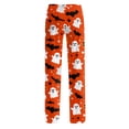thumbnail image 7 of Trgacdwlo Halloween Pajamas Pants Women Funny Ghost Graphic Women's Pajama Bottoms Fall Elastic Waist Wide Leg Womens Lounge Pants, 7 of 7