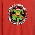 thumbnail image 3 of Teenage Muntant Ninja Turtles - Have A Turtley Awesome Holiday - Toddler And Youth Long Sleeve Graphic T-Shirt, 3 of 5