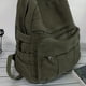 thumbnail image 2 of Mochilas escolares simples para mujer, mochila de viaje informal Vintage para mujer, mochila (verde), 2 of 8