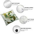 thumbnail image 6 of nygtbtfer Decorative Throw Pillow Covers Cushion Cases Pillow Covers Plant Alphabet Initial Letter Throw Pillow Covers Cushion Case Spring Home Decorative for Sofa Couch Décor White, 6 of 7