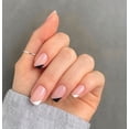 thumbnail image 5 of 24 Piezas de Uñas Postizas Cortas Cuadradas, Prensa Francesa Blanca y Negra en Uñas Cortas, Uñas Postizas de Moda con Pegamento para Mujeres y Niñas, Uñas Postizas Cuadradas para Pegar en Nail Ar, 5 of 5