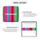 thumbnail image 5 of Balery Colorful Mexican Stripes Porta Pañuelos de Cuero con Estampado – Funda Moderna Cuadrada para Caja de Pañuelos, Dispensador 5x5x5'', 5 of 7