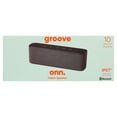onn. Large Indoor Portable Speaker with Bluetooth, Grey