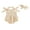Khaki, variant on Baby Girls Summer Outfits Cute Sleeveless Tie Shoulder Strap Romper with Headband Set Newborn Infant Clothes