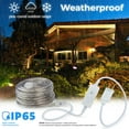 thumbnail image 2 of West Ivory 190LEDs, 25ft Warm White LED Rope Light w/ 8 Mode, Connectable Outdoor Permanent Waterproof Accent Exterior Lighting, Safety Fuse, PVC Case, Holiday, Backyard Patio,Garden, Decorative, 2 of 9