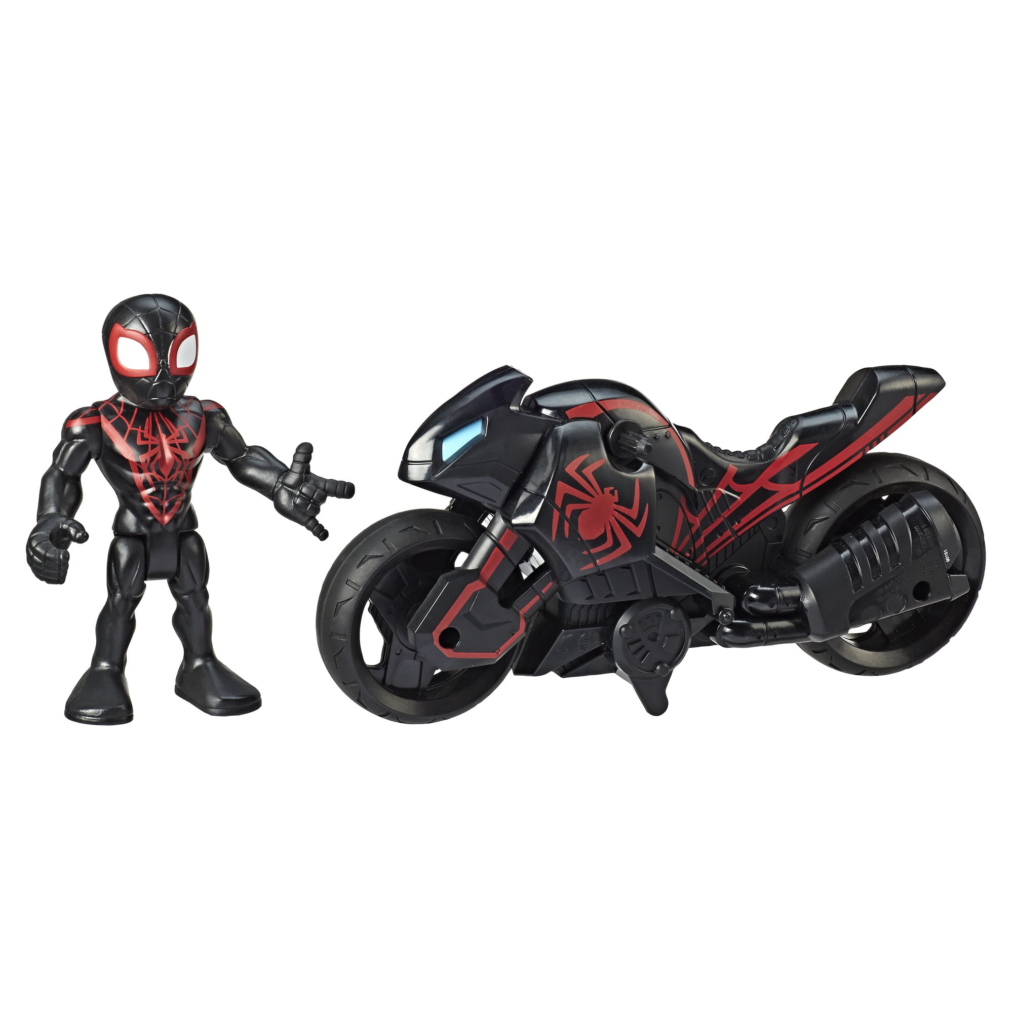 Marvel Super Hero Adventures 5 Inch Figure and Motorbike 3 Pack Spider Man/Iron 
