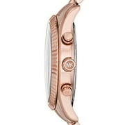 Michael Kors Men's Lexington Chronograph Rose-Tone Steel and Dial