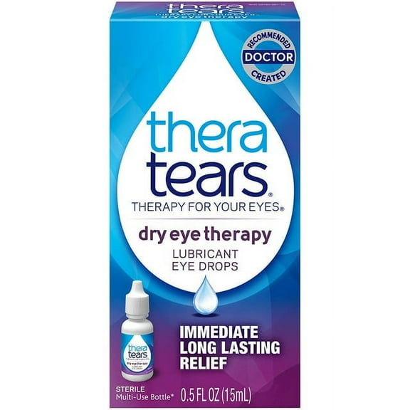 TheraTears Dry Eye Therapy- Lubricant Eye Drops- 0.5 FL OZ(15 mL), TheraTears Dry Eye Therapy - Lubricant Eye Drops provide immediate, long.., By Thera Tears