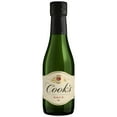 Cook's California Champagne Brut White Sparkling Wine, 4 Pack, 187 ml