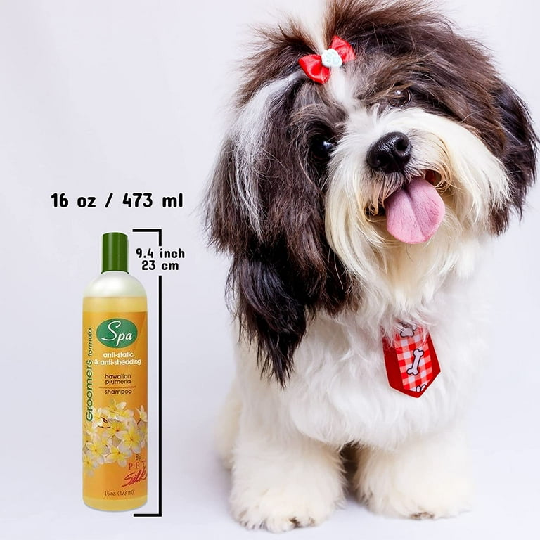 Pet Silk PS1590 Hawaiian Plumeria Anti Static Anti Shedding Shampoo