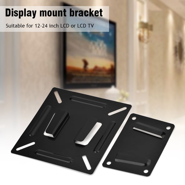 Soporte de Montaje en Pared de TV, Soporte de Pantalla de Montaje en Pared para Monitor LCD LED de 12-24 Pulgadas/Pantalla de PC O TV, Soporte de Estructura de Acero de Alta Re Partes Electronicas Octpeak No