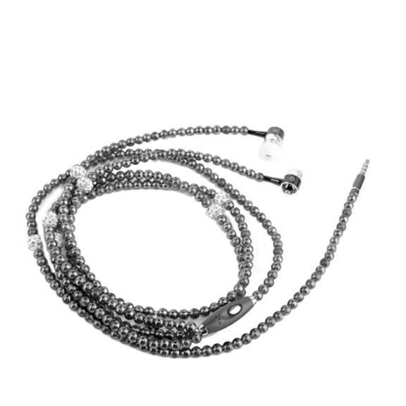 Auriculares con cuentas de 3,5 mm para teléfonos inteligentes, estilo en la oreja, auriculares con cable, estéreo, deportivos, micrófono incorporado, auriculares manos libres seitruly DZ7450-03B