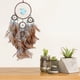 thumbnail image 5 of Atrapasueños de plumas de macramé de cinco anillos, regalo bohemio para niños, decoración de pared para el hogar al aire libre Tmvgtek Oficina Multiescena Multifunción, 5 of 9