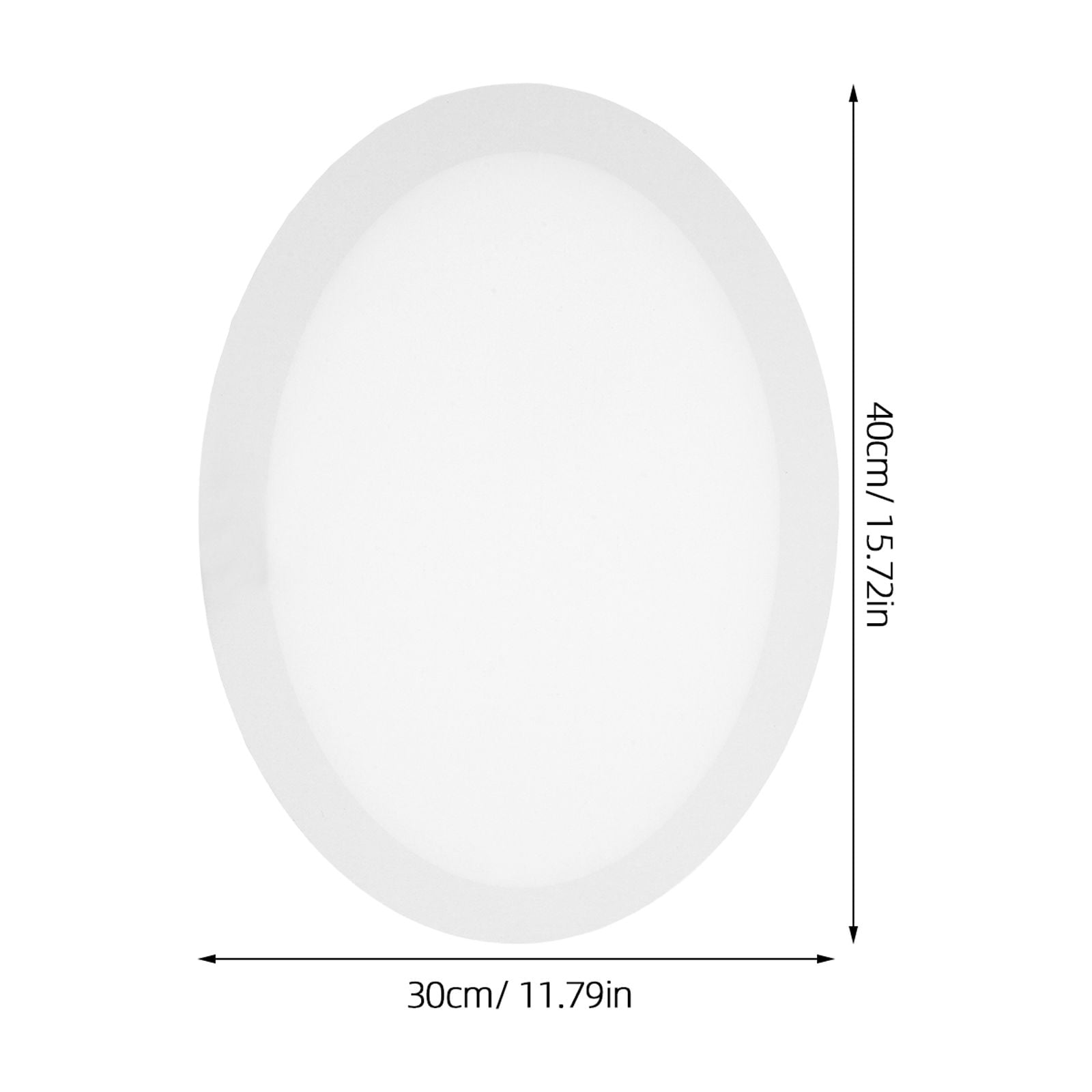 MLINS  2 PCS Oval Canvases for Painting Oil Frame Creative Drawing Board Child