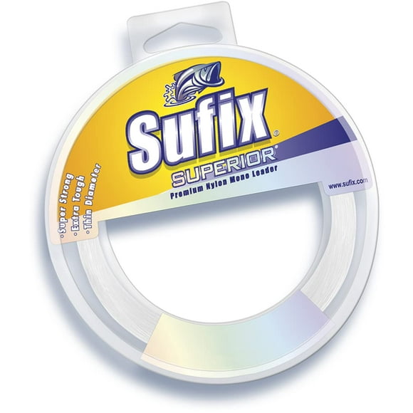 Sufix Superior Leader 110-Yards Leader Wheel Fishing Line (Clear, 30-Pound)
