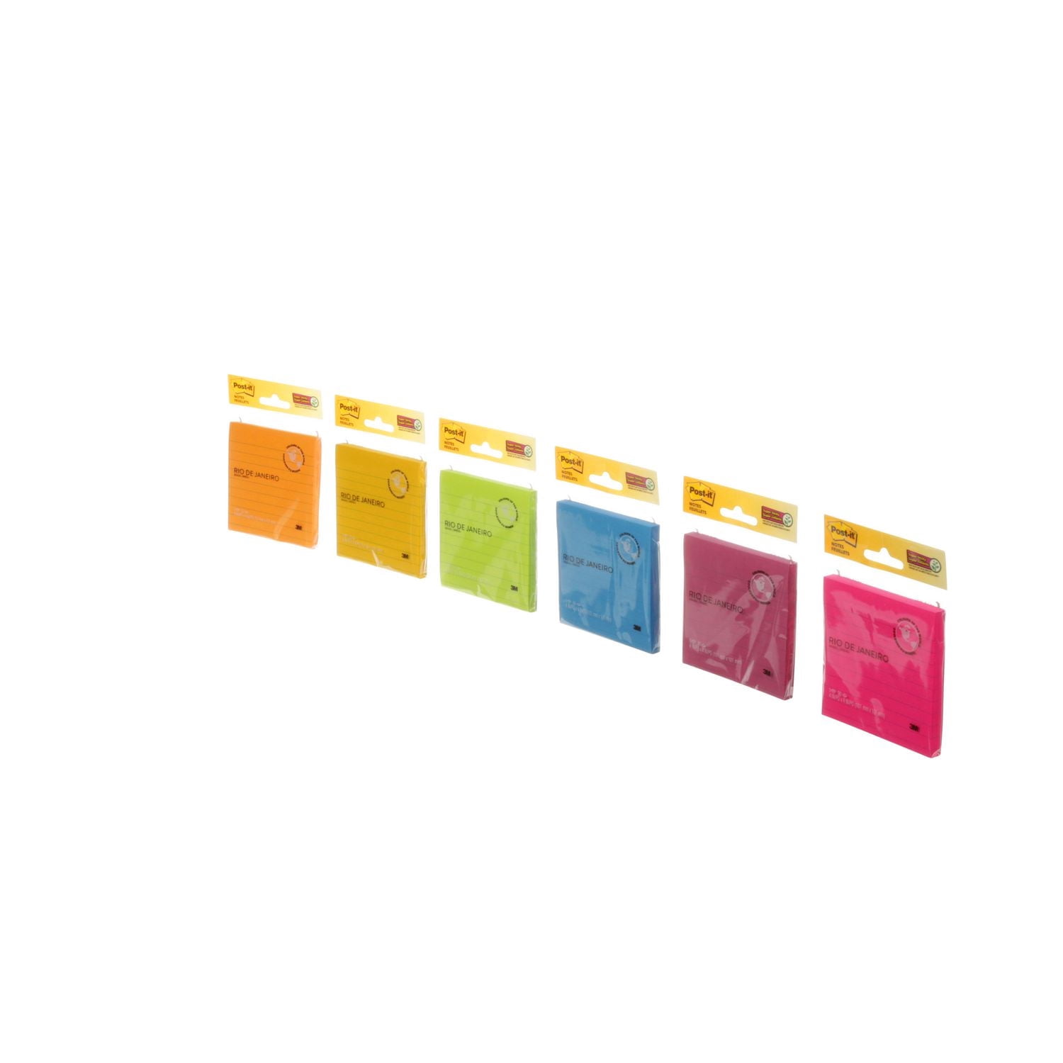 Post-it® Super Sticky Notes, Lined, Assorted