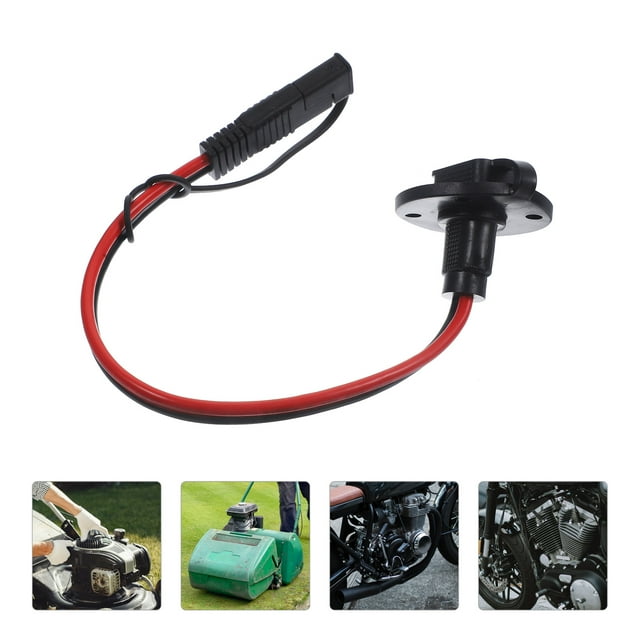 OUNONA Cable De Extensión Sae Rojo Con Cubierta Para Uso En Motocicletas Y Paneles Solares