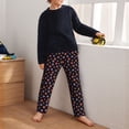 thumbnail image 5 of Gukieu Animal Paw 1 Print Youth Home Trousers, Elastic Waistband with Pockets for Home and Outing, Suitable for Children Aged 5-16-Large, 5 of 6