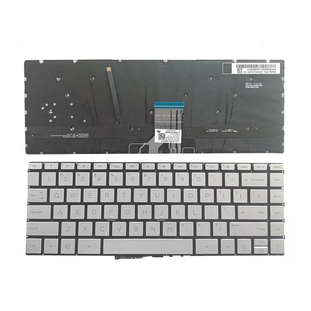 Xingzhi Keyboard Wired Connecting Input Device Gray with Backlit Computer Components Keypad Notebook Parts PC Accessory for Home