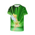 thumbnail image 5 of Kids 3D Graphic Tinker Bell T-Shirts, Novelty Shirts Crewneck Short Sleeve Tees for Youth Boys Girls, 5 of 8