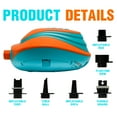 thumbnail image 3 of FUNWATER cigarette lighter electric pump ,lightweight and portable, new  orange cruise motor, for SUP paddle board various inflatable sports equipment, 3 of 6
