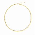 thumbnail image 3 of LuLiaMenton Goldtone Triple Layered Necklace, CZ Heart Pendant Stacked Chain, 3 of 6