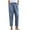 Blue, variant on QUYUON High Waisted Pants Sale Fashion Solid Buttons Cotton Linen Casual Loose Trouser Wide Leg Pants Sweatpants Women Long Pant Leg Length Workwear Style P1632 Khaki M