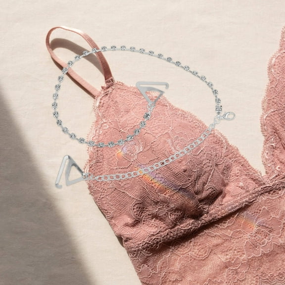 Phenofice 1 Pair Rhinestone Straps Adjustable Comfortable Fit for Dresses and Special Occasions