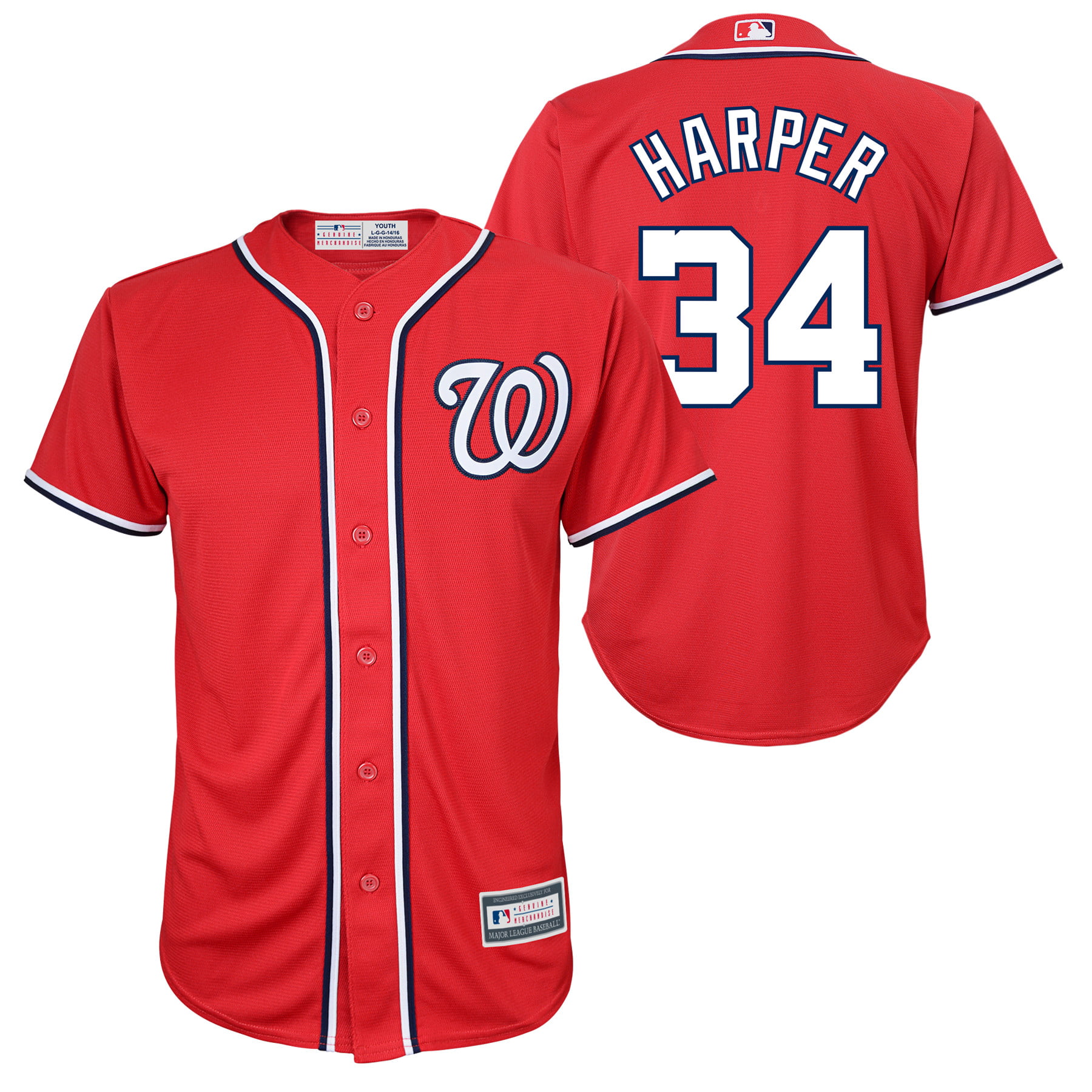 nationals youth jersey
