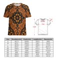 thumbnail image 2 of Paisley T-Shirt O Neck Oversize T-Shirts Short Sleeve Classic Tees Women Summer Graphic Tops, 2 of 5