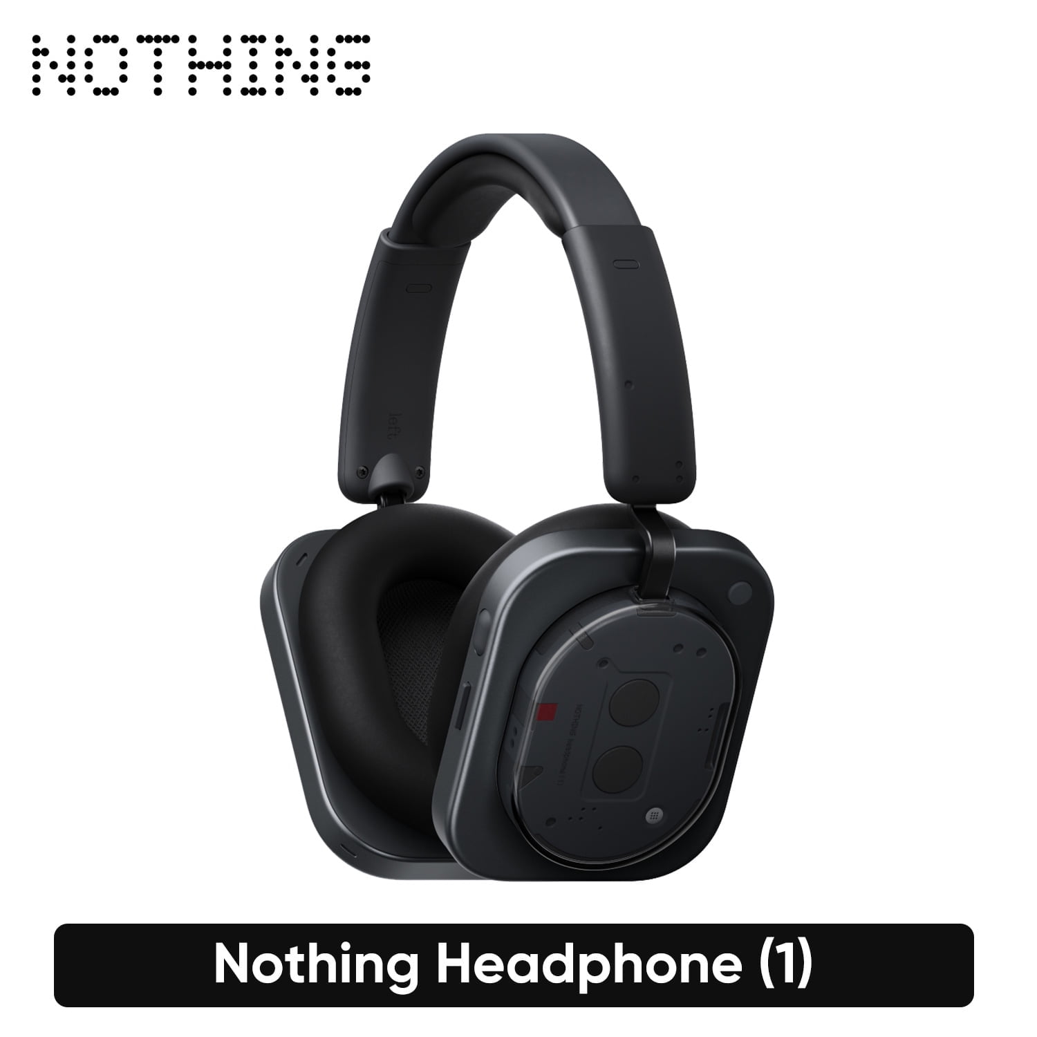 Nothing Headphone (1) Wireless Headphones 80H Battery, Over Ear