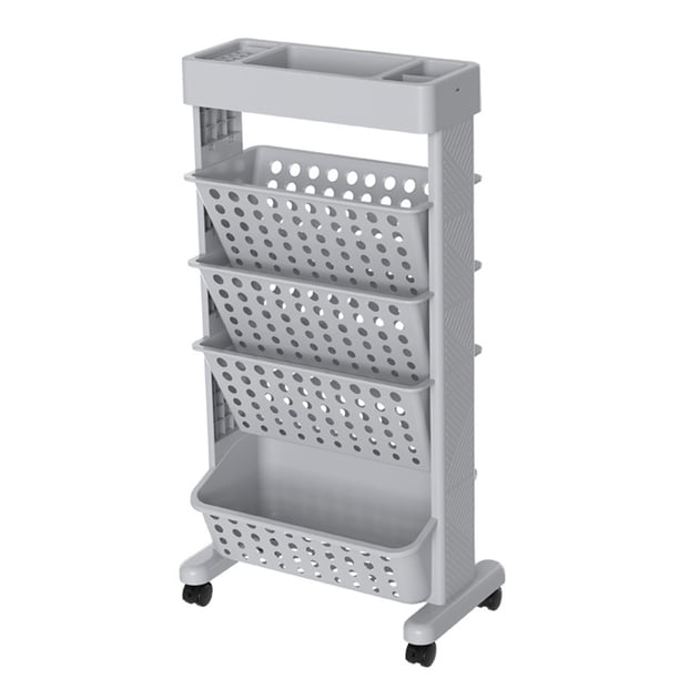 Escritorio móvil para aula, estantería para libros, carrito, estantería multicapa para almacenamiento de papelería, libros
