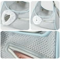 thumbnail image 5 of Nebwoak Breathable Nylon Mesh Cat Carrier, Transparent Portable Foldable Crossbody Pet Carrier with Escape Proof Design for Cats, 5 of 6