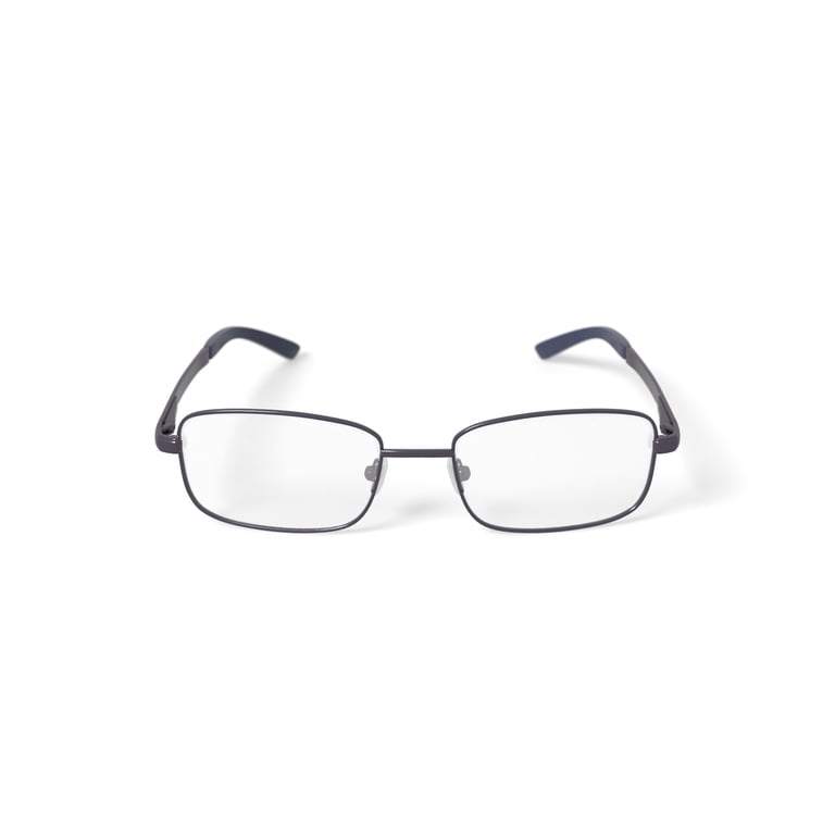 Via Milano Men's VM01 Prescription Eyeglasses with Case, Gunmetal