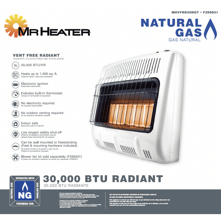 Room Heater Propane Heater With Blower And Thermostat Williams