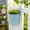 Blue#14, variant on Hanging Metal Flower Pot with Detachable Hook, 6.3" Iron Wall Planter with Drainage Hole for Fence and Balcony, Colorful Indoor Outdoor Railing Bucket for Herbs and Plants, 1PC