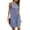 02 Dandelion Blue, variant on MLANM Womens Summer Sleeveless Casual Short Dress Floral Beach Swing Sundress with Pockets, XL Mix Color